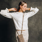 Hestia Crossbody Phone Holster Set - Taupe - Crossbody Set- My Armadura