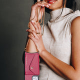 Aphrodite Crossbody iPhone Set - Fuchsia - Crossbody Set- My Armadura