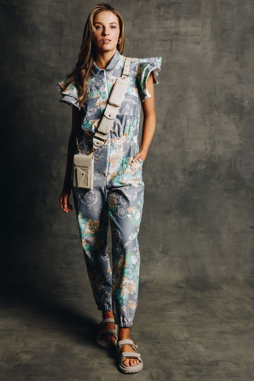 Athena Crossbody Phone Holster Set - Créme - Crossbody Set- My Armadura