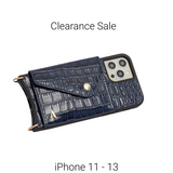 Armadura Envelope iPhone Cover - Blue Croc (Sale) - Sale Covers- My Armadura