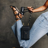 Minerva Crossbody Phone Holster Set - Black - Crossbody Set- My Armadura