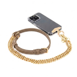 Maia Crossbody Phone Strap with Clip - Taupe