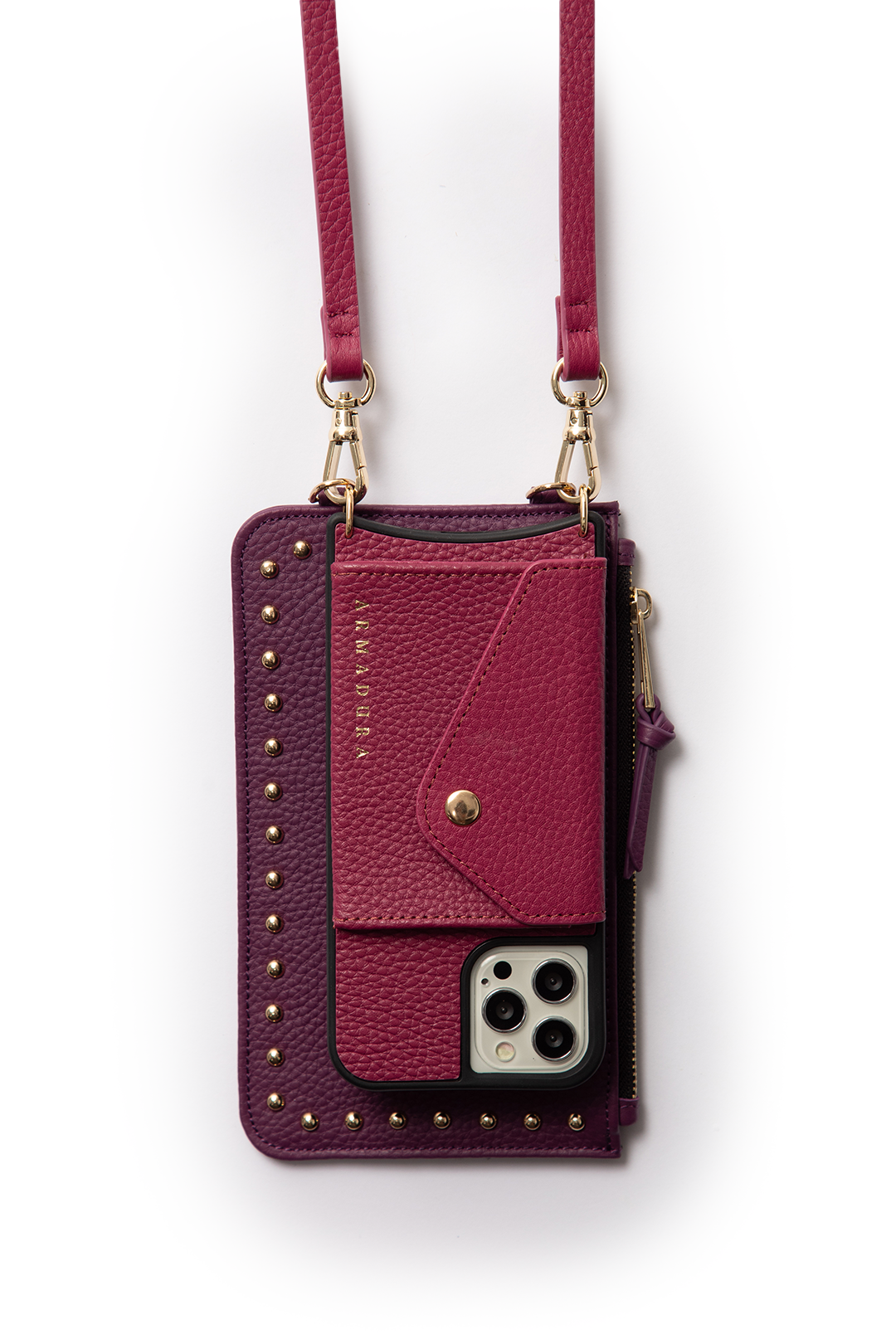 Diana Mini Stud Pouch - Purple - Pouch- My Armadura