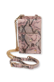 Maia Crossbody Phone Holster Set - Pink Python - Crossbody Set- My Armadura