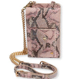Maia Crossbody Phone Holster Set - Pink Python - Crossbody Set- My Armadura