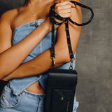 Minerva Crossbody Phone Holster Set - Black - Crossbody Set- My Armadura