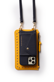 Diana Mini Stud Pouch - Yellow - Pouch- My Armadura