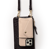 Hestia Pouch - Black Croc - Pouch- My Armadura