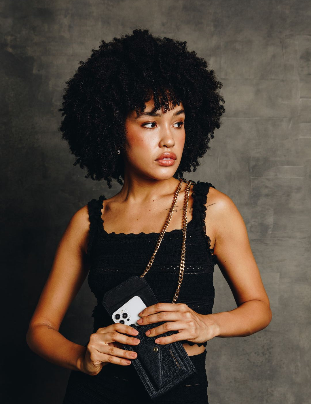 Maia Crossbody Phone Holster Set - Black - Crossbody Set- My Armadura