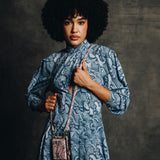 Hestia Crossbody iPhone Combo - Pink Python - Crossbody Combo- My Armadura