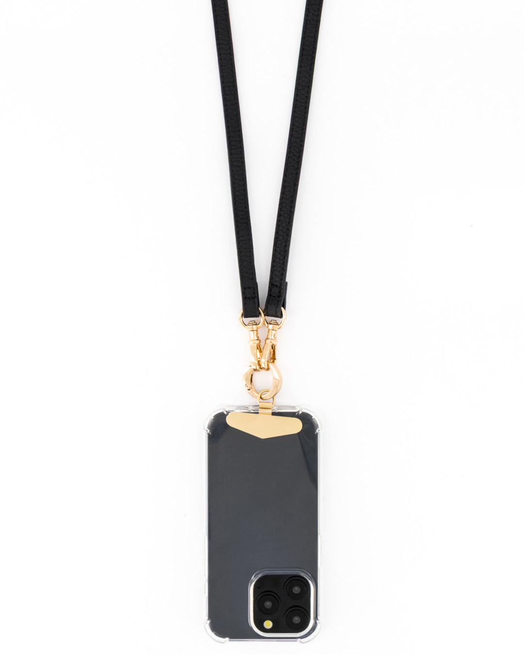 Hestia Crossbody Phone Strap with Clip - Black - Crossbody Set- My Armadura
