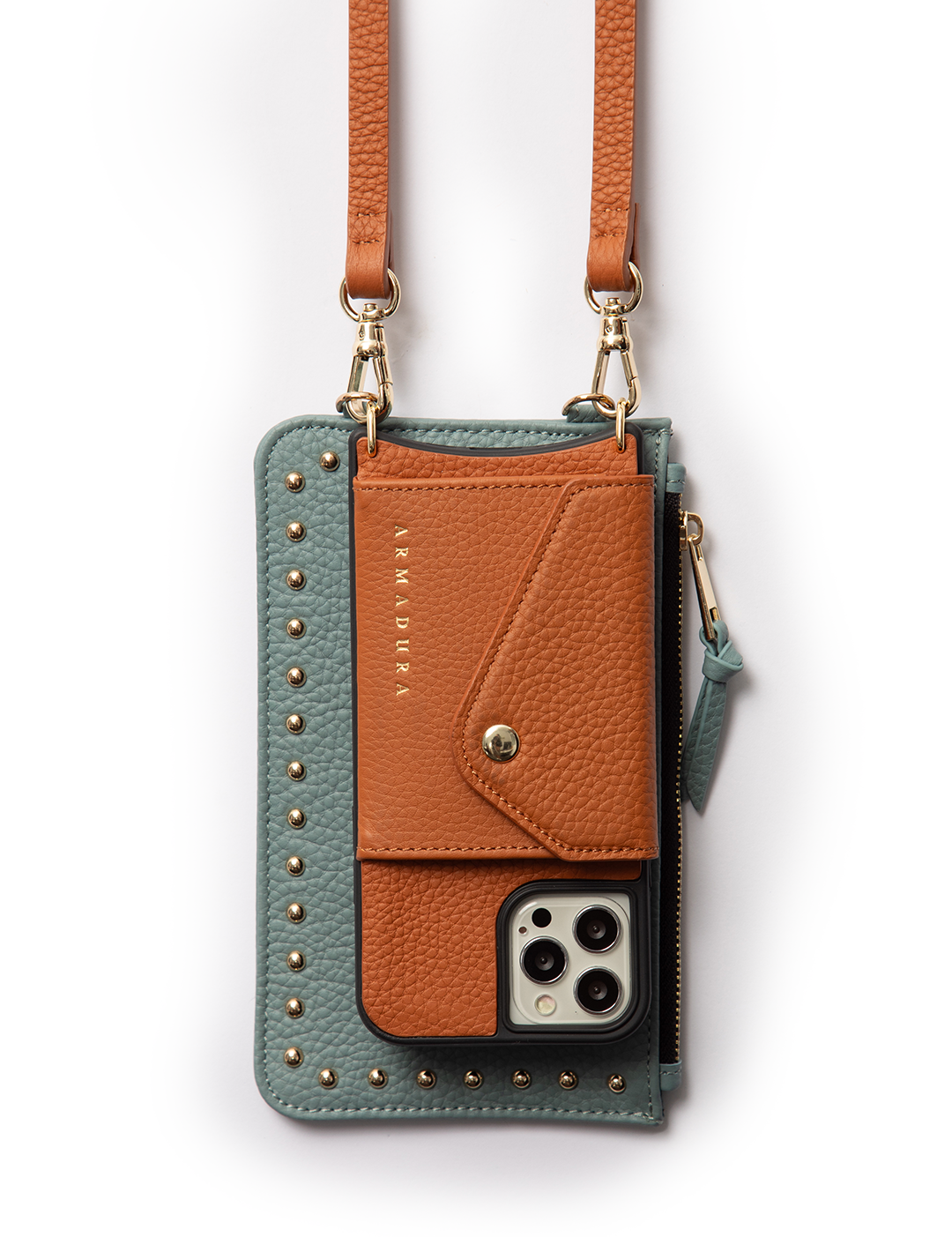 Diana Mini Stud Pouch - Slate Grey - Pouch- My Armadura