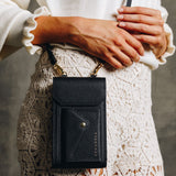 Hestia Crossbody Phone Holster Set - Black - Crossbody Set- My Armadura
