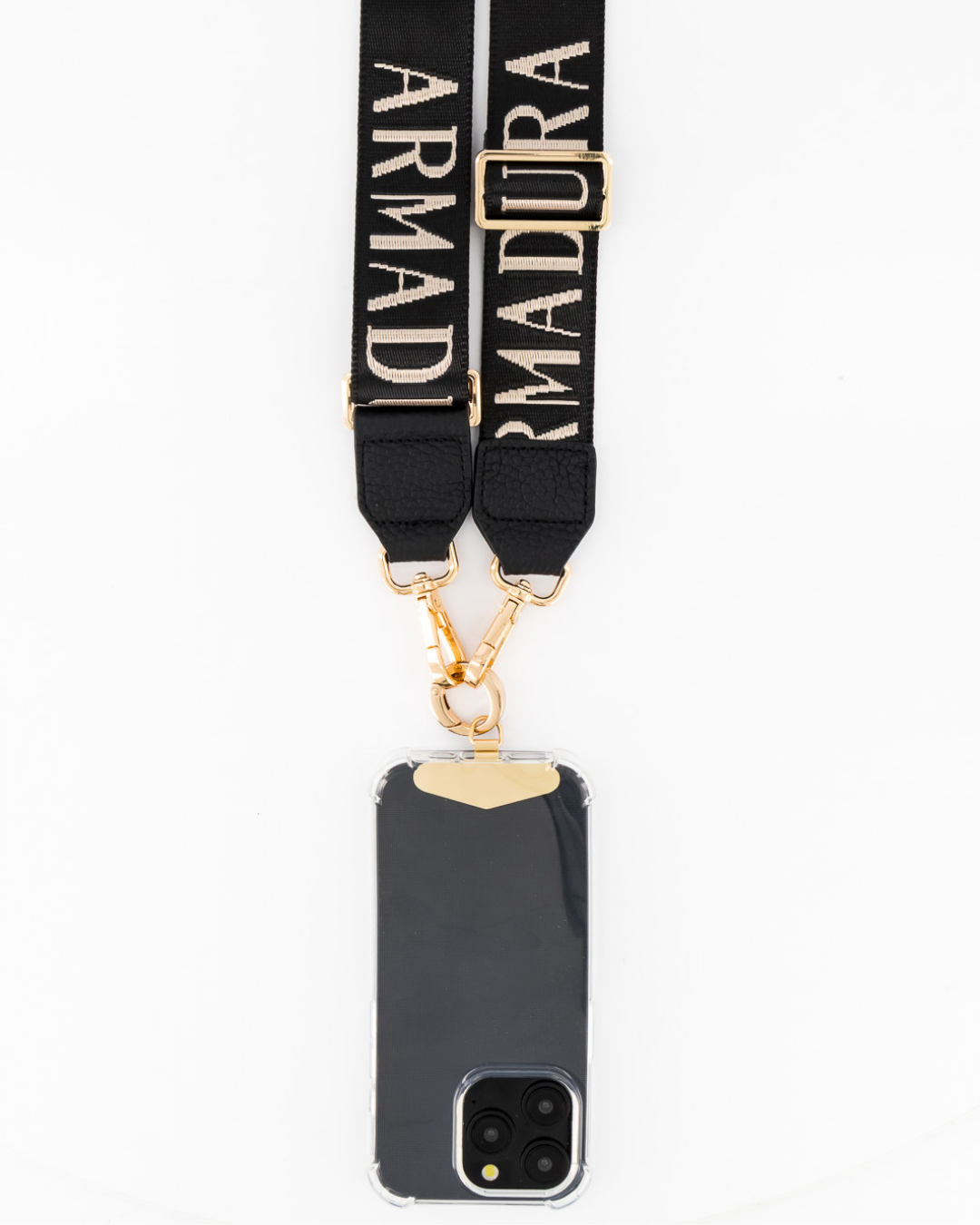 Armadura Crossbody Phone Strap with Clip - Black - Crossbody Strap- My Armadura