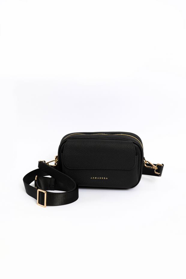 Rhea Crossbody Cartera Set - Black - Crossbody Set- My Armadura