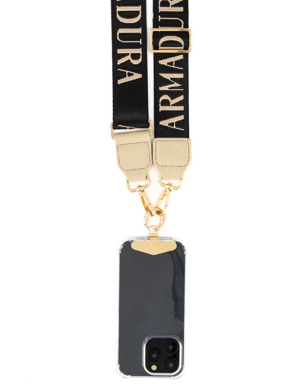 Armadura Crossbody Phone Strap with Clip - Creme - Crossbody Strap- My Armadura