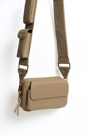 Athena Crossbody Cartera Set - Taupe - Crossbody Set- My Armadura