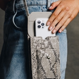 Premium Leather Hestia Crossbody iPhone Combo in Python - Crossbody Combo- My Armadura