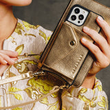 Hestia Crossbody iPhone Combo - Limited Edition Metallic Gold - Crossbody Combo- My Armadura