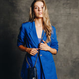 Maia Crossbody iPhone Combo - Blue Croc - Crossbody Combo- My Armadura