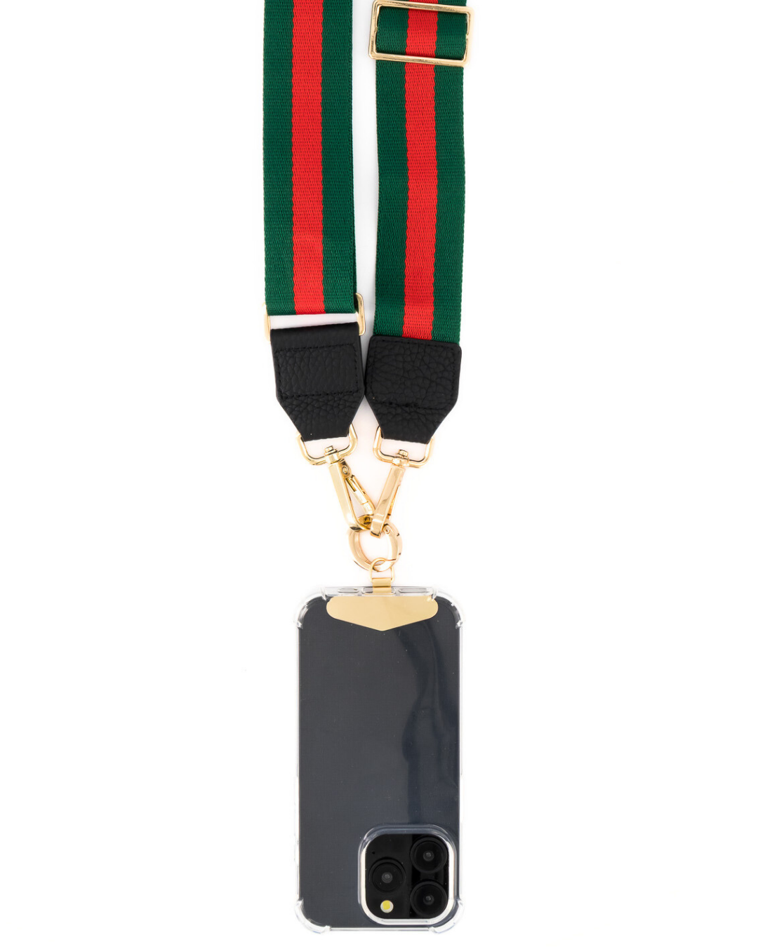 Juno Crossbody Phone Strap with Clip - Black - Crossbody Set- My Armadura