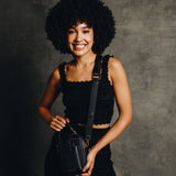 Rhea Crossbody Bolso Set - Black - Crossbody Set- My Armadura