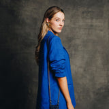 Maia Crossbody iPhone Set - Blue Croc - Crossbody Set- My Armadura