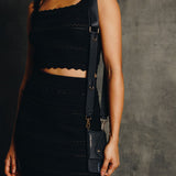 Rhea Crossbody iPhone Set - Black - Crossbody Set- My Armadura