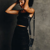 Rhea Crossbody iPhone Set - Black - Crossbody Set- My Armadura