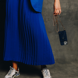 Aphrodite Crossbody iPhone Set - Blue Croc - Crossbody Set- My Armadura