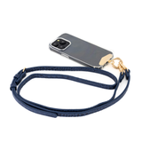 Hestia Crossbody Phone Strap with Clip - Blue Croc - Crossbody Set- My Armadura