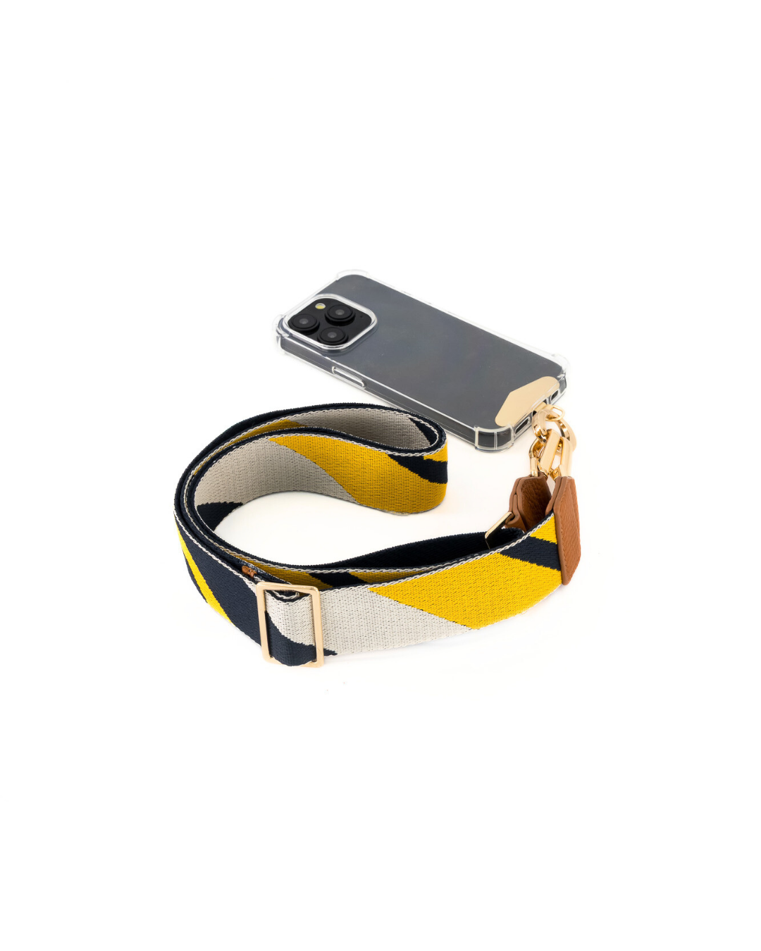 Juno Crossbody Phone Strap with Clip - Tan - Crossbody Set- My Armadura