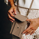 Hestia Crossbody Phone Holster Set - Taupe - Crossbody Set- My Armadura