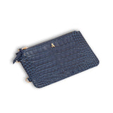 Hestia Crossbody iPhone Combo - Blue Croc - Crossbody Combo- My Armadura