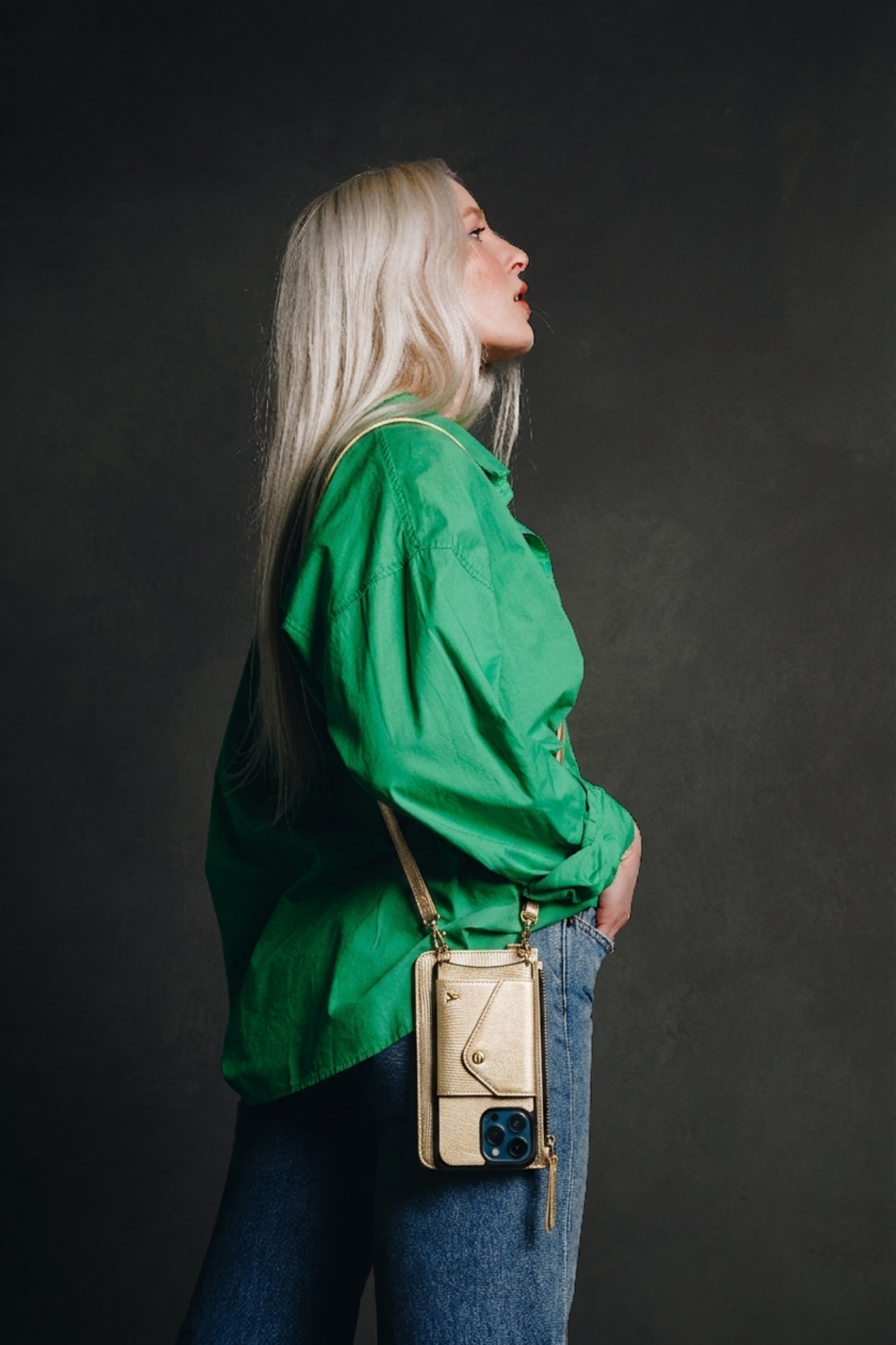 Hestia Crossbody iPhone Combo - Sunscale Gold - Crossbody Combo- My Armadura