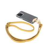 Hestia Crossbody Phone Strap with Clip - Metallic Gold - Crossbody Set- My Armadura