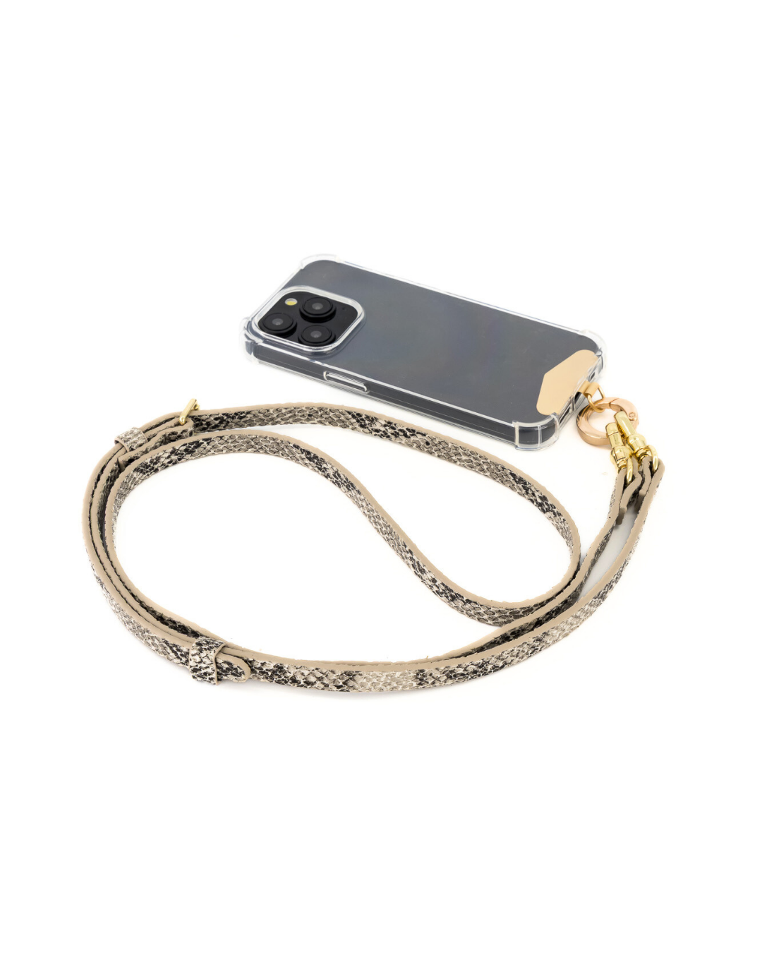 Hestia Crossbody Phone Strap with Clip - Python - Crossbody Set- My Armadura