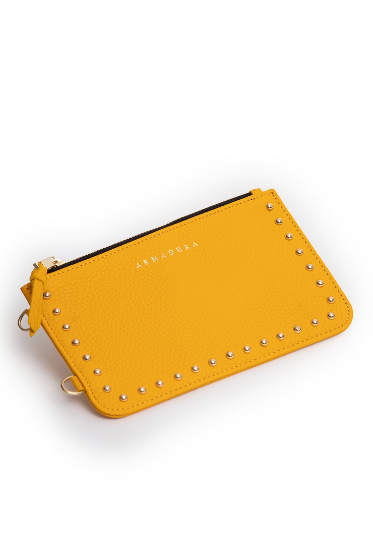 Diana Mini Stud Pouch - Yellow - Pouch- My Armadura