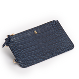 Hestia Pouch - Blue Croc - Pouch- My Armadura