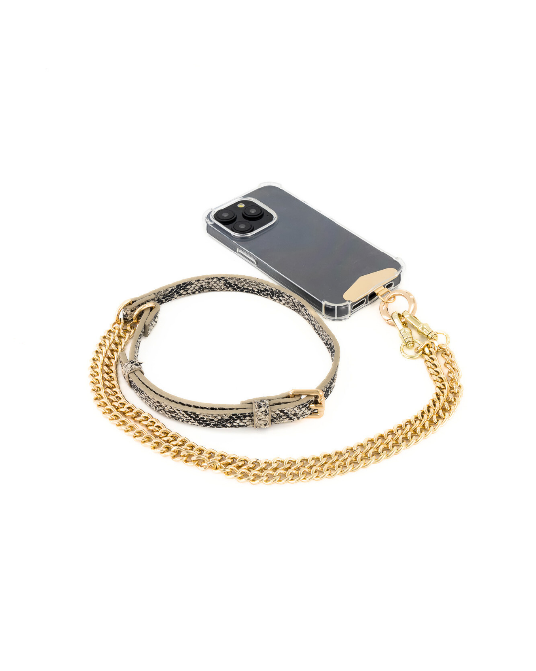 Maia Crossbody Phone Strap with Clip - Python - Crossbody Set- My Armadura