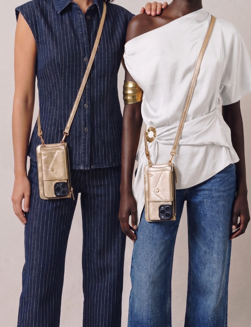 Hestia Crossbody iPhone Combo - Sunscale Gold - Crossbody Combo- My Armadura