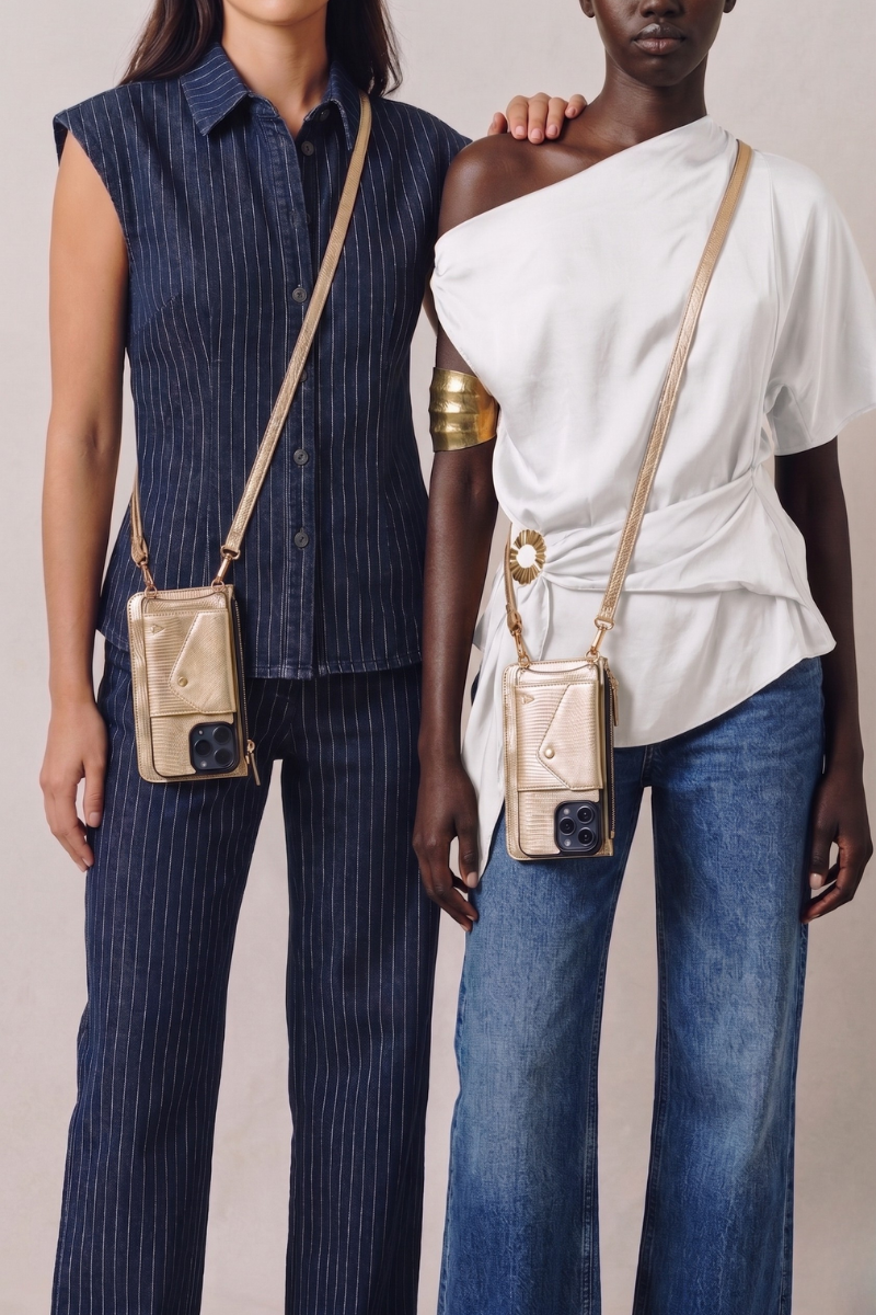 Hestia Crossbody iPhone Combo - Sunscale Gold - Crossbody Combo- My Armadura