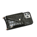 Armadura Envelope Phone Cover - Black Croc