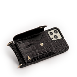 Armadura Envelope Phone Cover - Black Croc