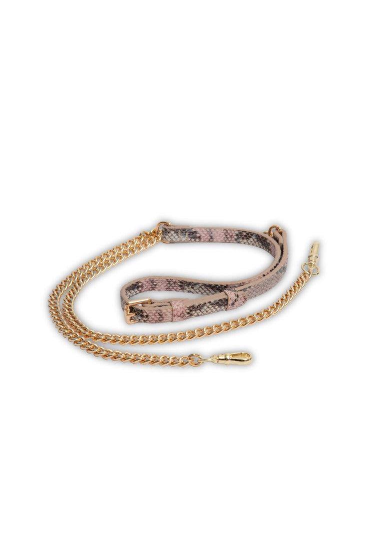 Maia Crossbody Phone Strap - Pink Python - Crossbody Strap- My Armadura