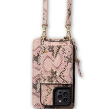 Hestia Crossbody iPhone Combo - Pink Python - Crossbody Combo- My Armadura