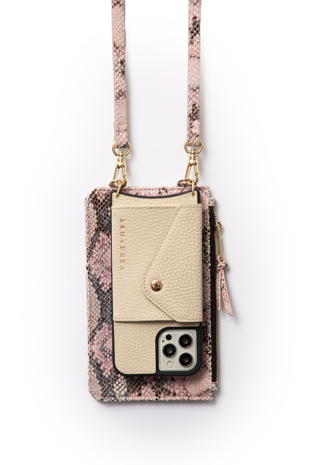 Hestia Pouch - Pink Python - Pouch- My Armadura