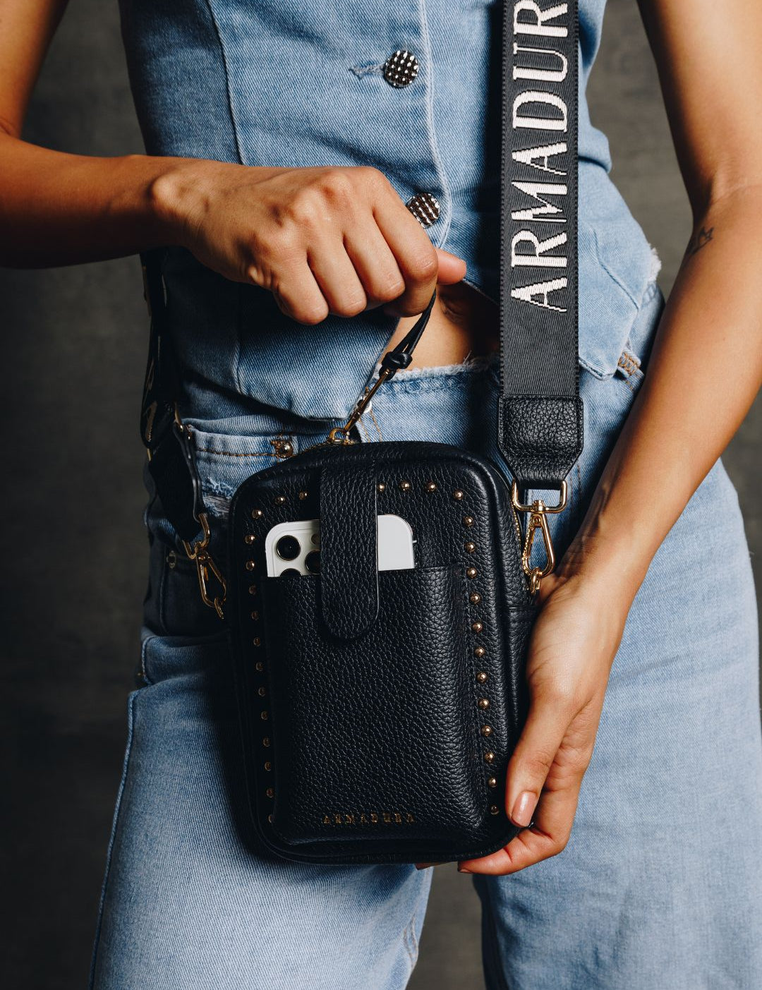 Armadura Crossbody Bolso Set - Black - Crossbody Set- My Armadura