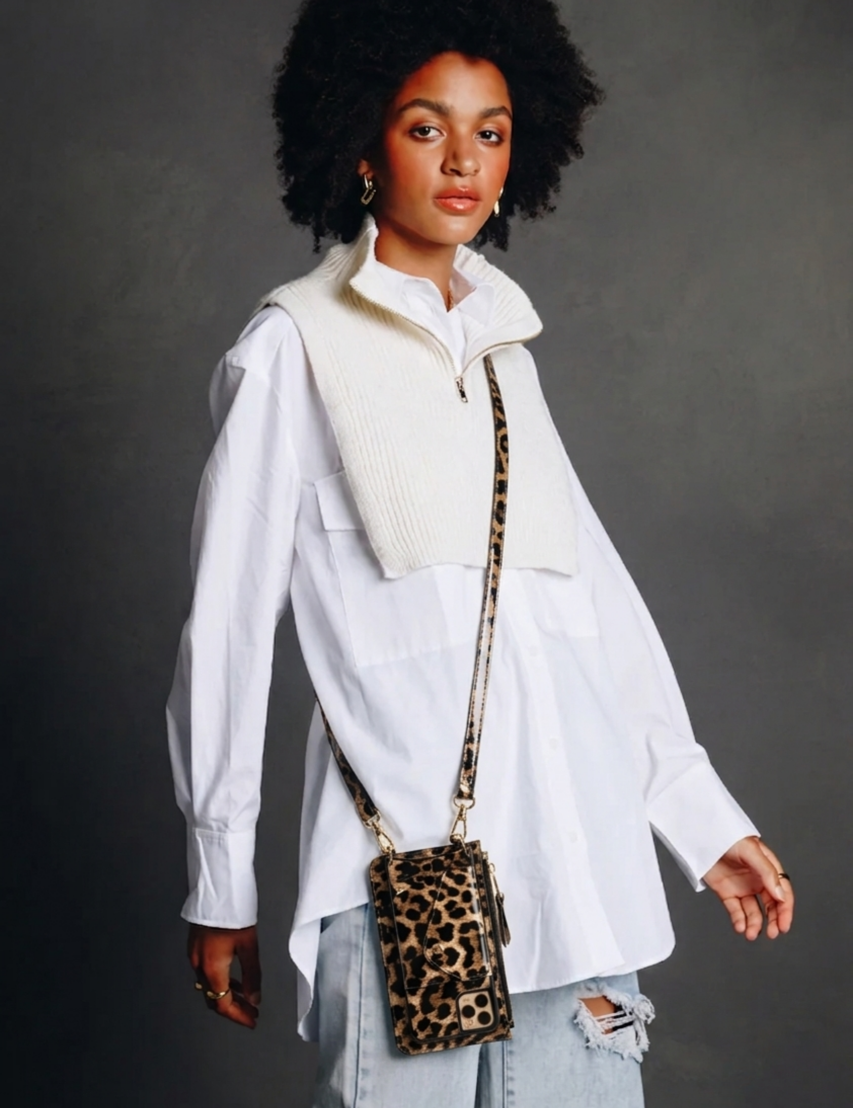 Hestia Crossbody iPhone Combo - Limited Edition Luxe Leopard - Crossbody Combo- My Armadura