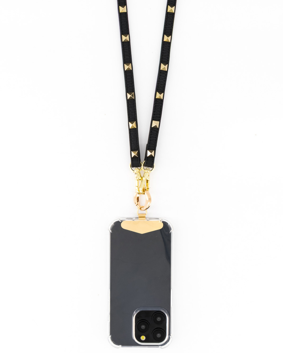 Minerva Crossbody Phone Strap with Clip - Black - Crossbody Set- My Armadura